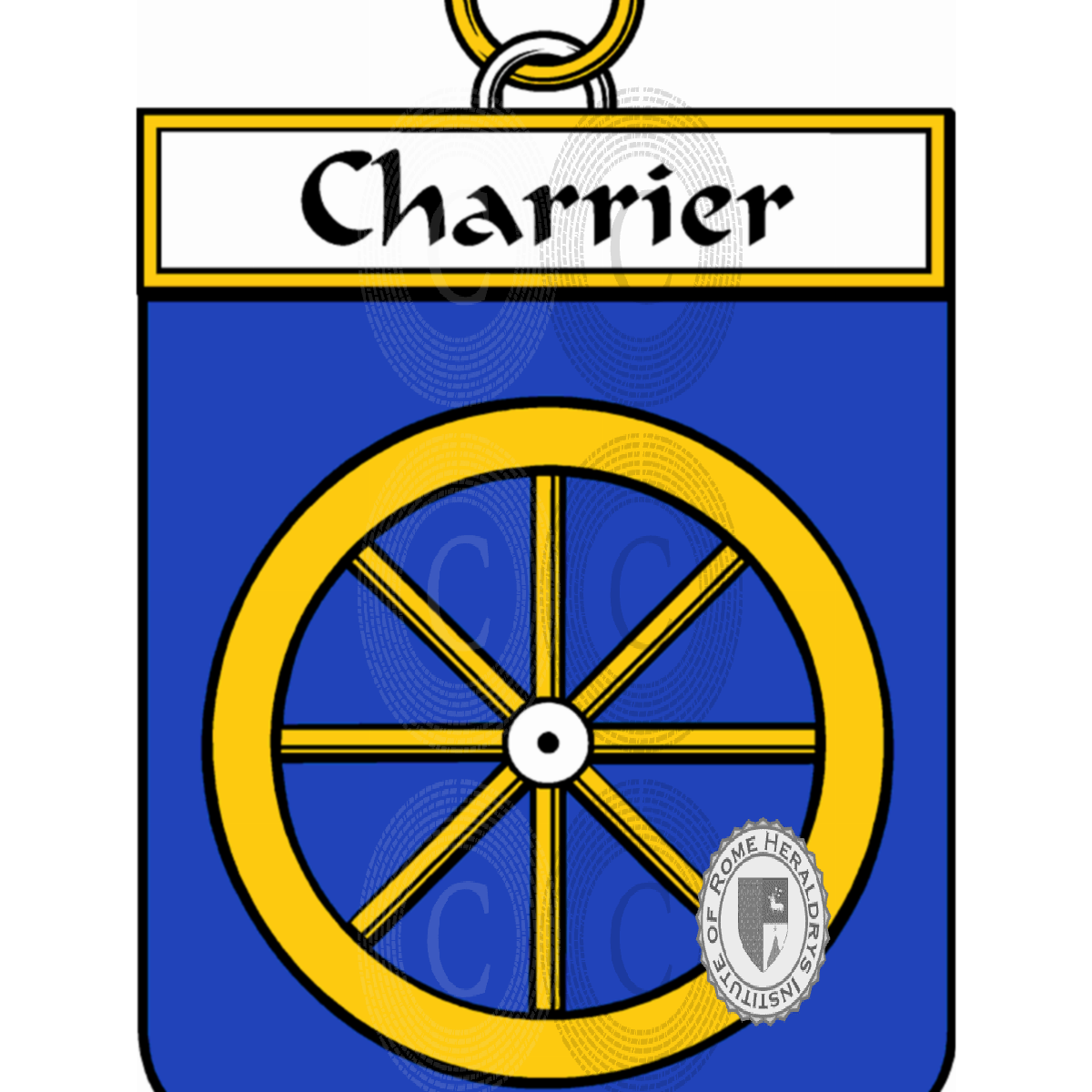 Escudo de la familiaCharrier