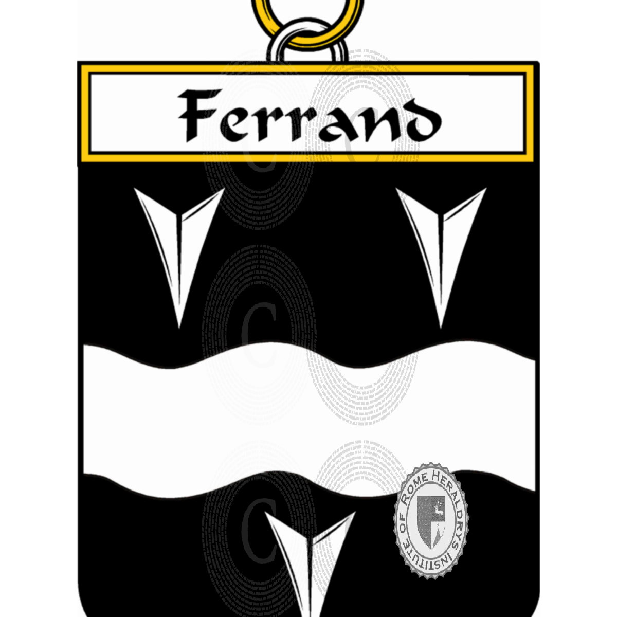 Escudo de la familiaFerrand