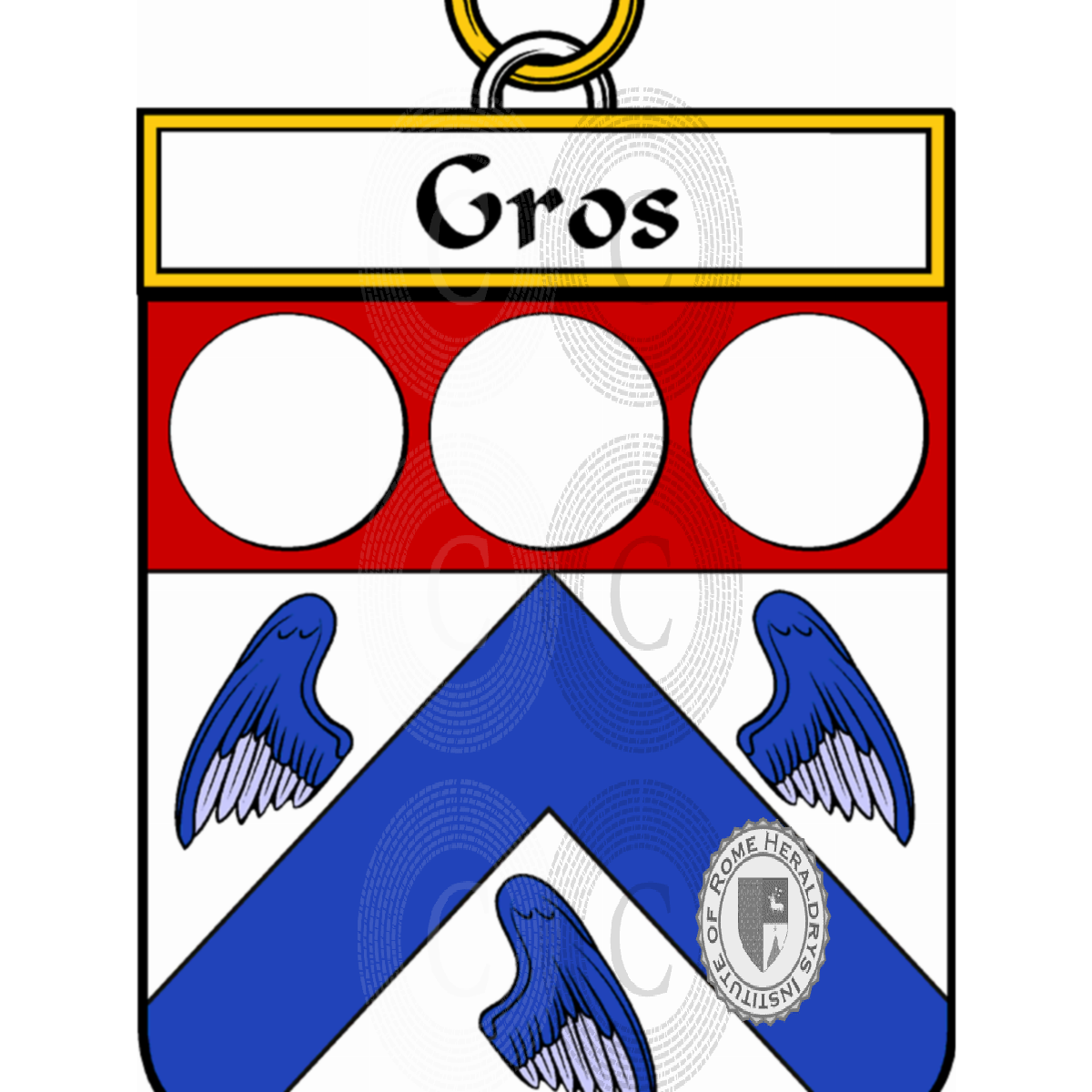 Coat of arms of familyGros