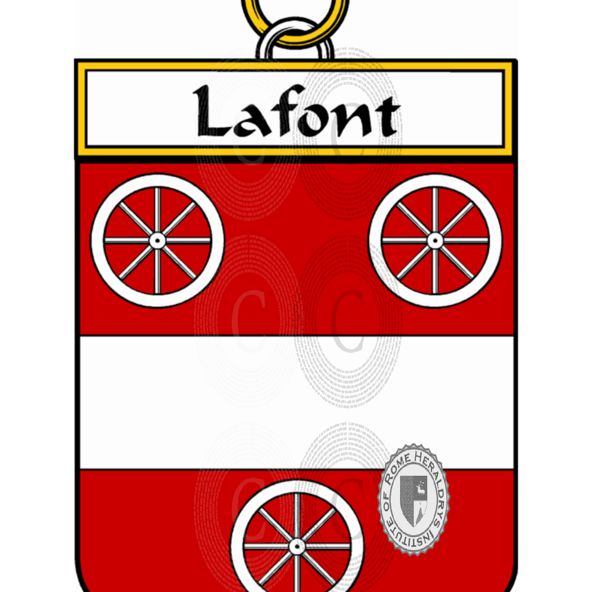 Coat of arms of familyLafont