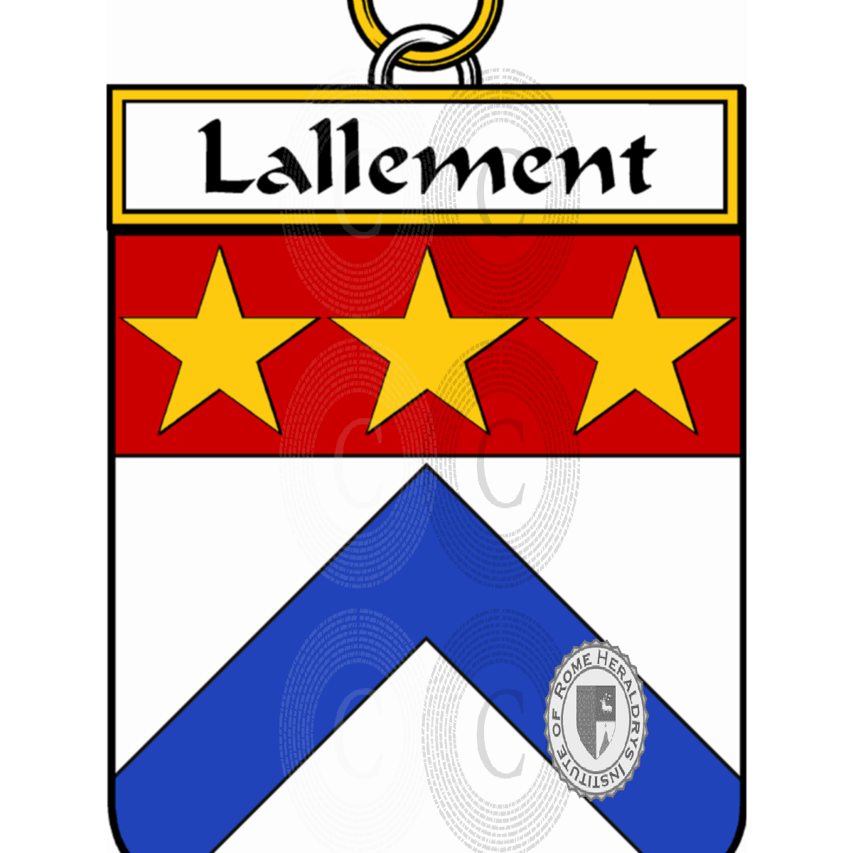 Coat of arms of familyLallement