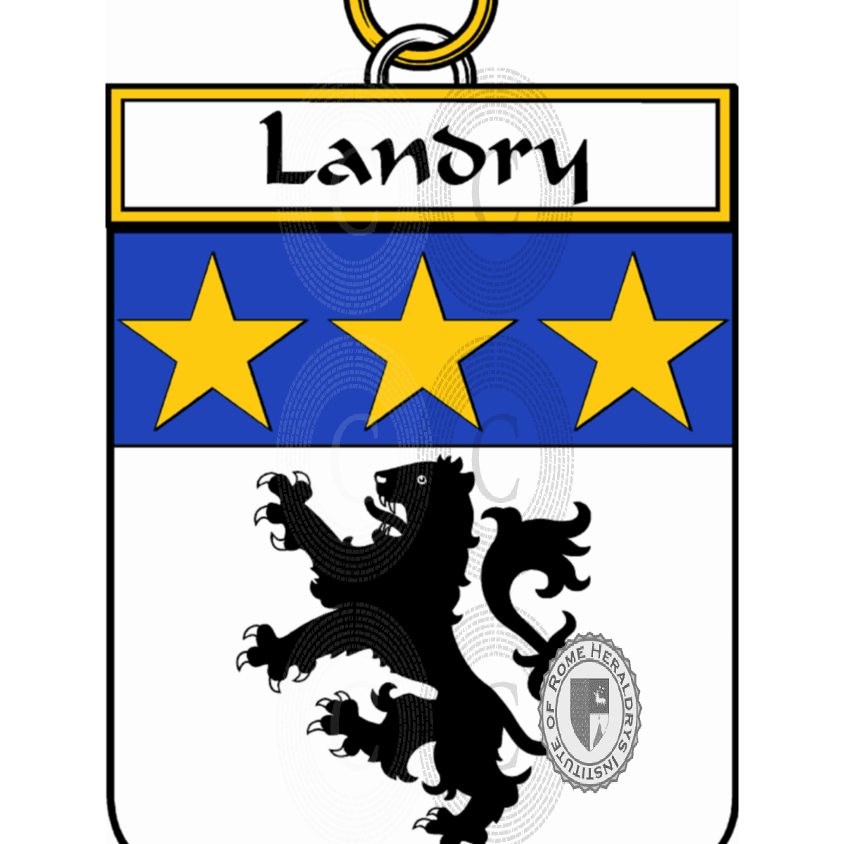 Escudo de la familiaLandry