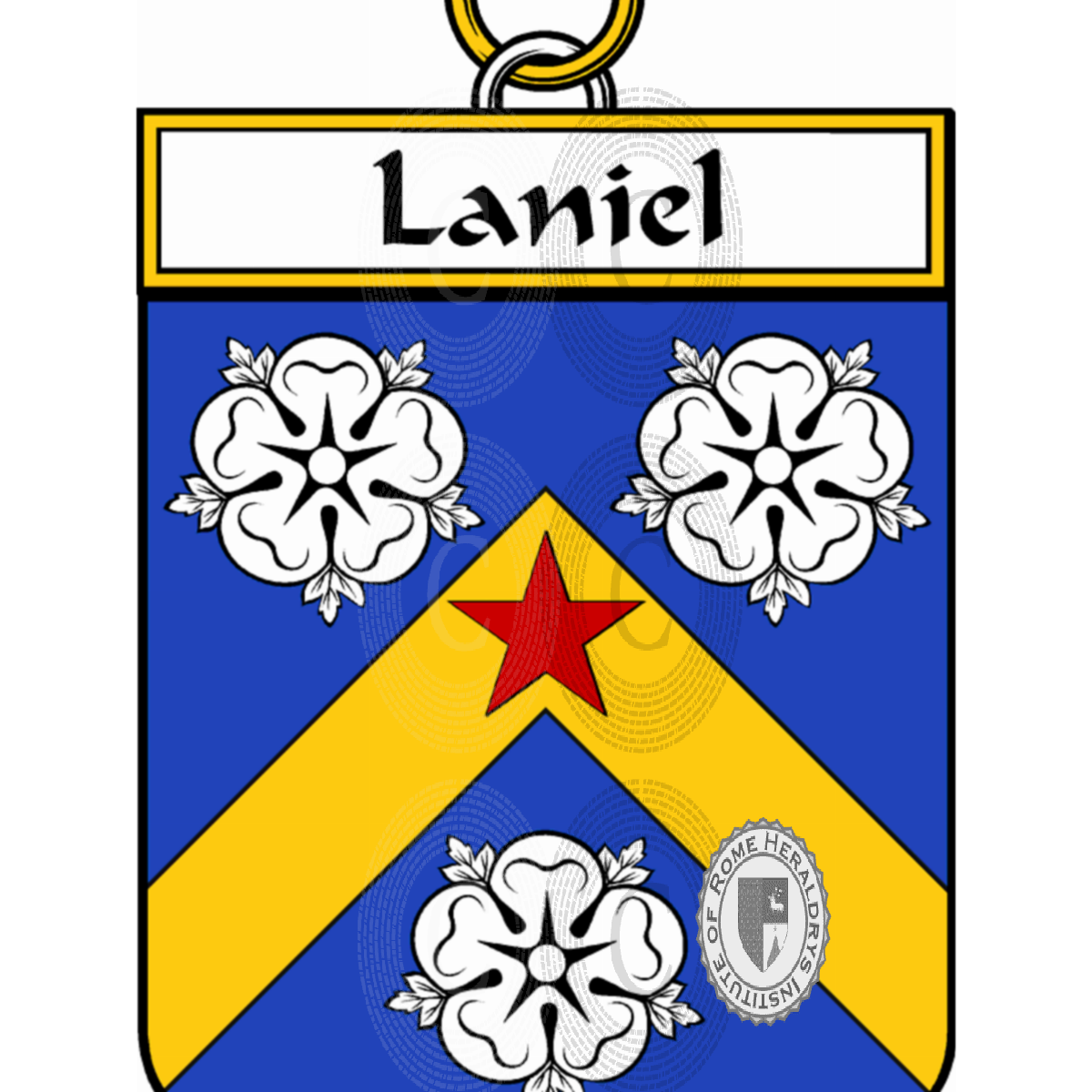 Escudo de la familiaLaniel