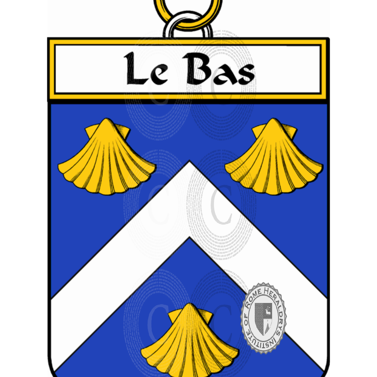 Coat of arms of familyLe Bas