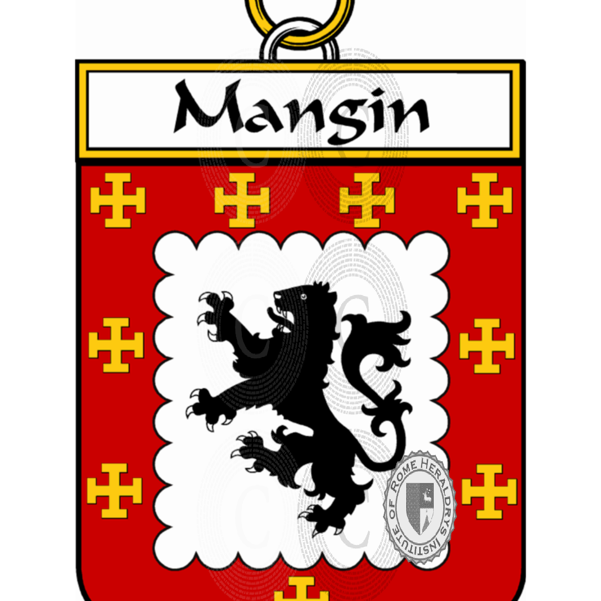 Escudo de la familiaMangin
