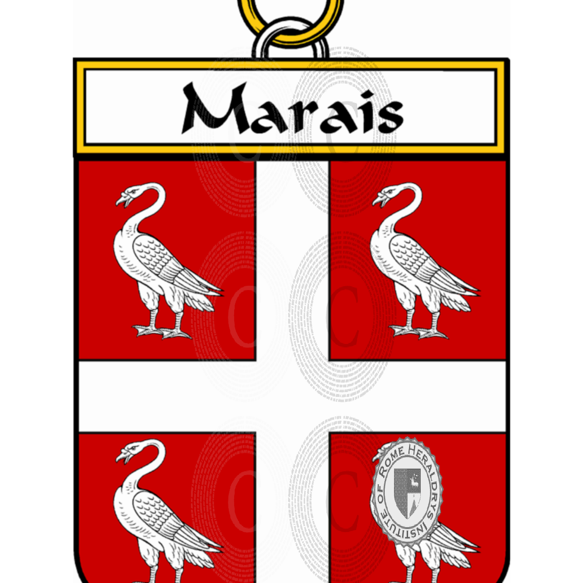 Escudo de la familiaMarais