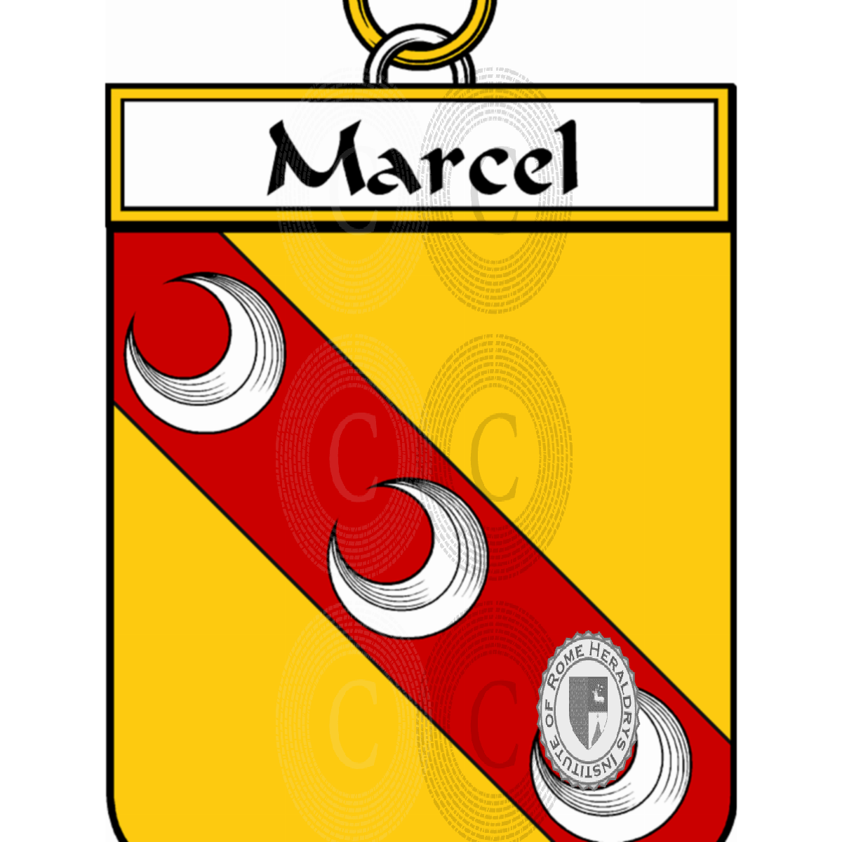 Escudo de la familiaMarcel