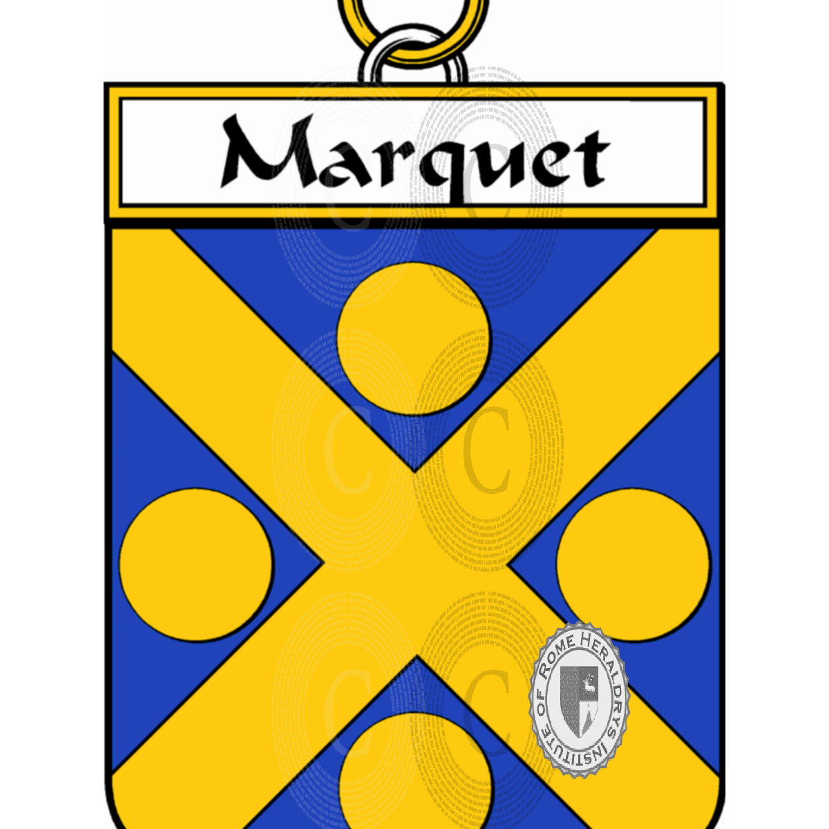 Escudo de la familiaMarquet