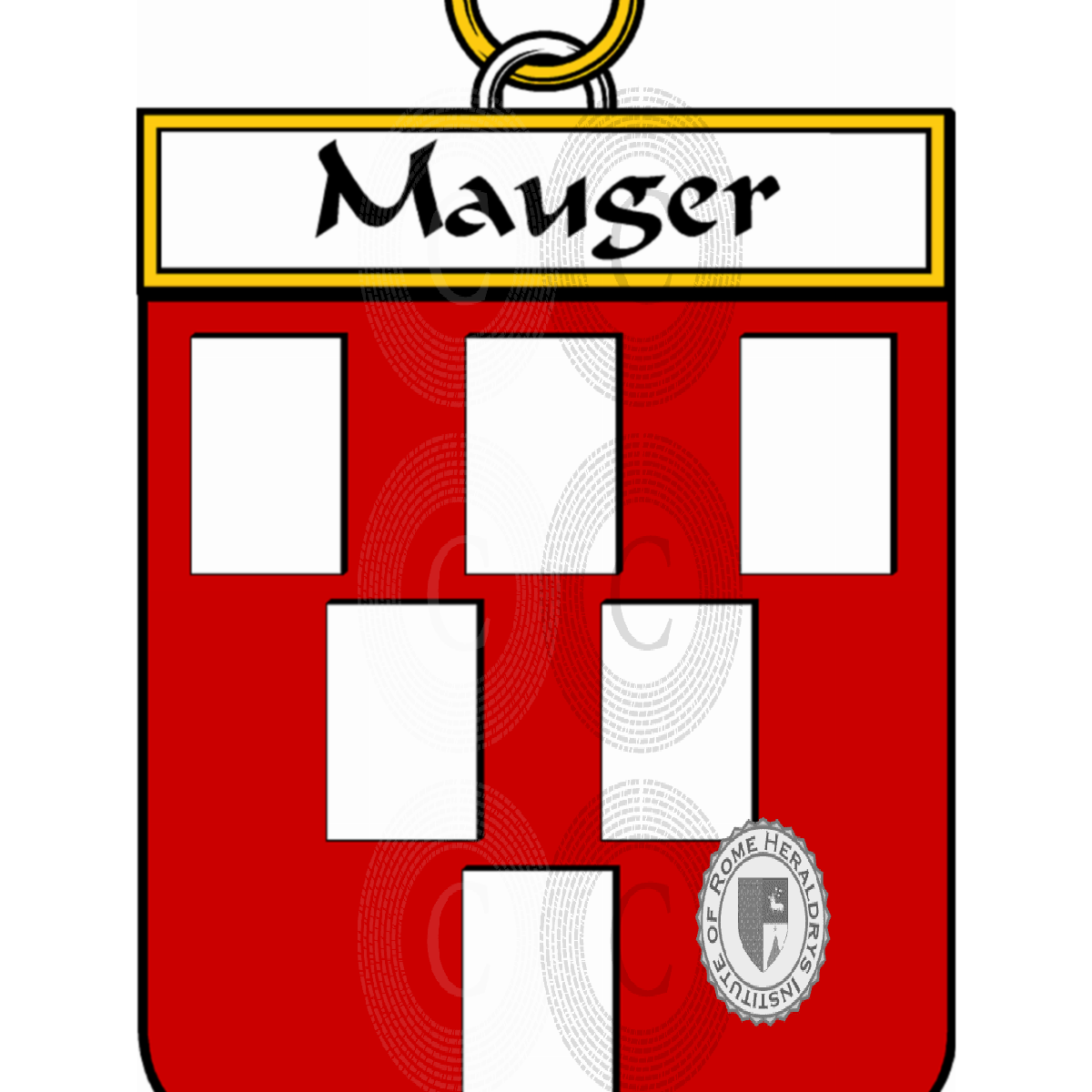 Escudo de la familiaMauger