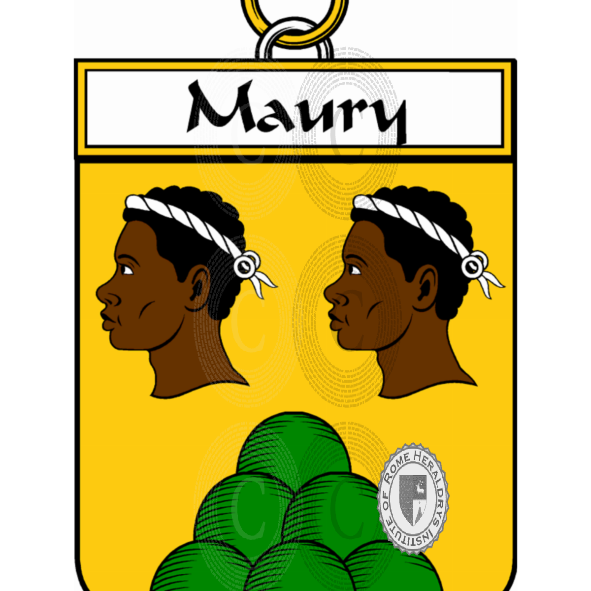 Escudo de la familiaMaury