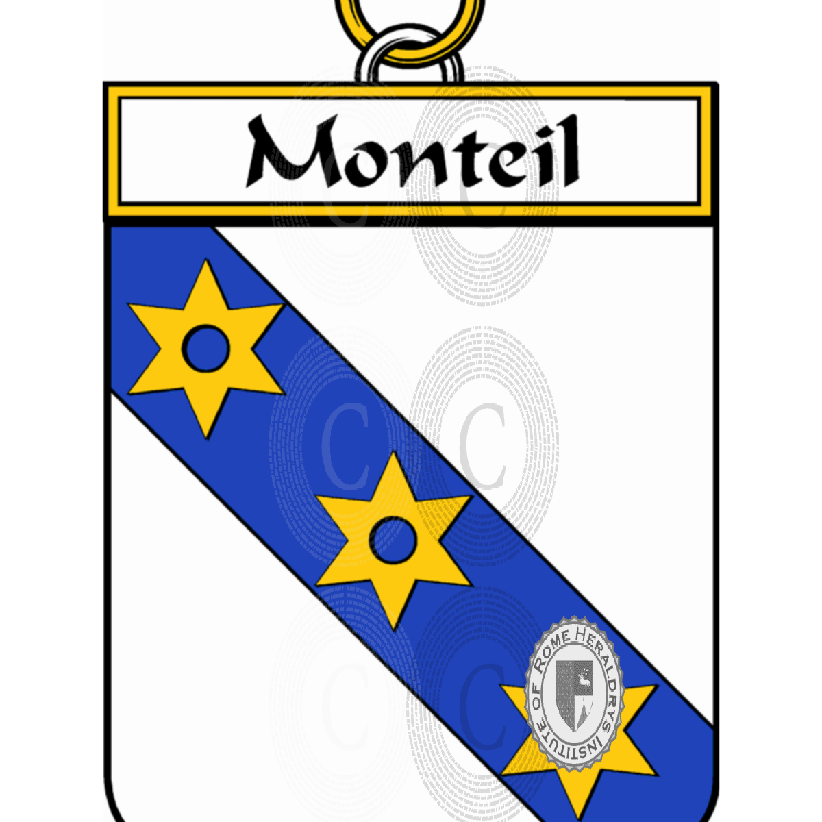Escudo de la familiaMonteil