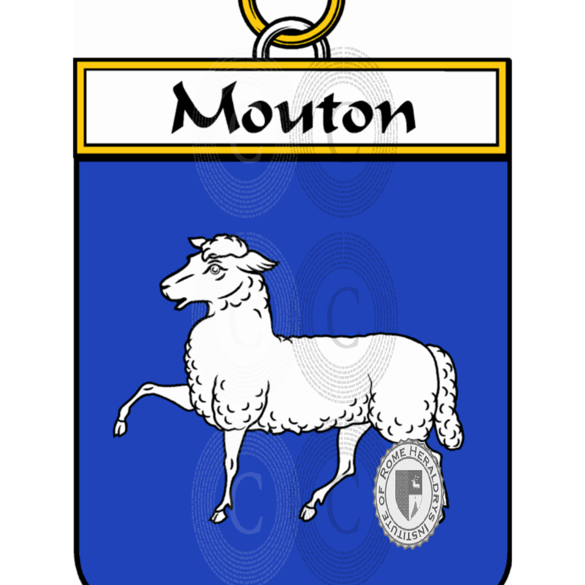 Coat of arms of familyMouton