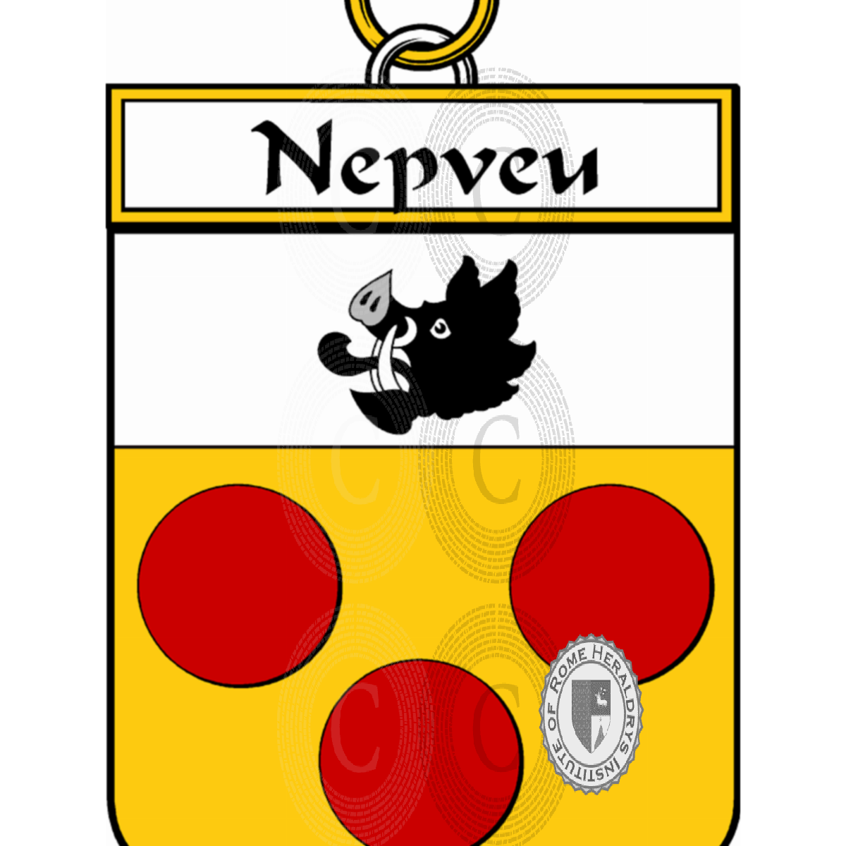 Wappen der FamilieNepveu