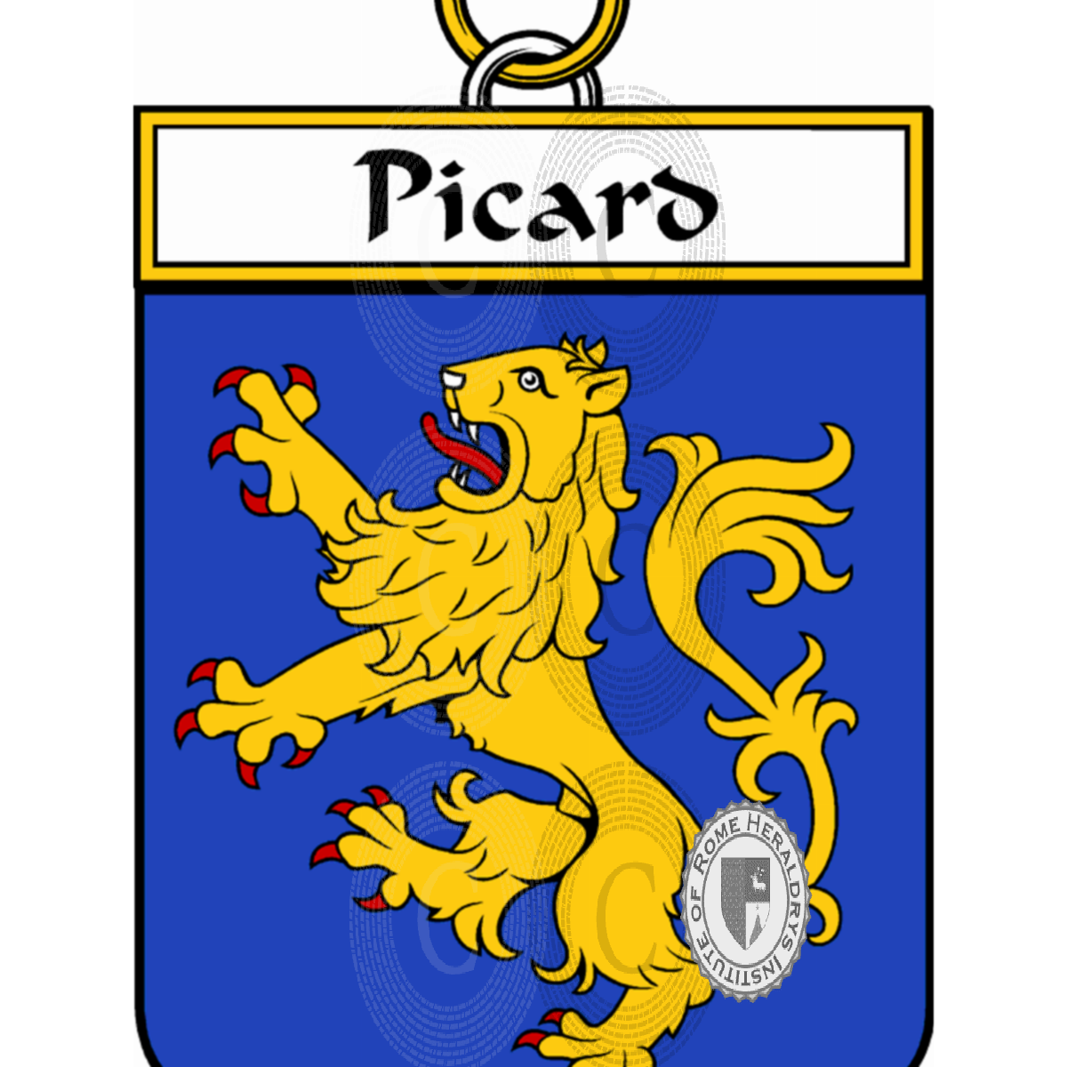 Escudo de la familiaPicard
