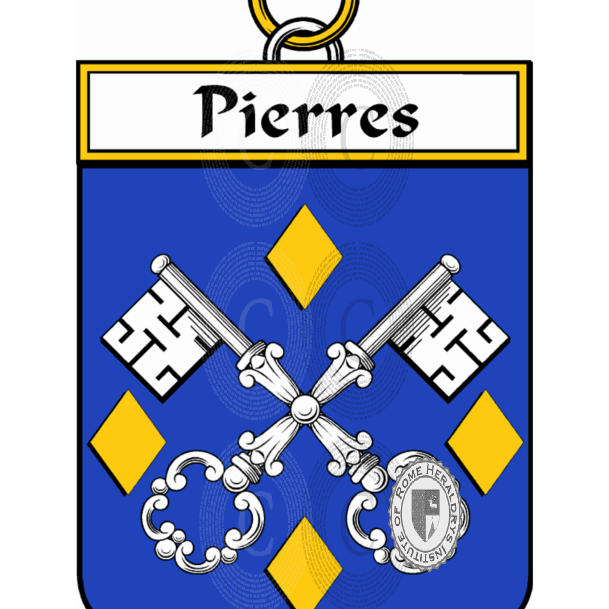 Wappen der FamiliePierres