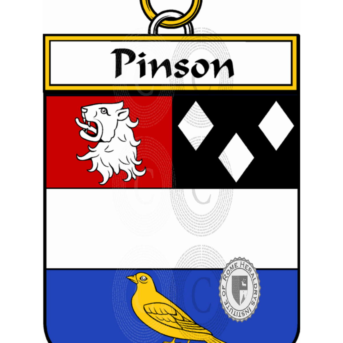 Coat of arms of familyPinson