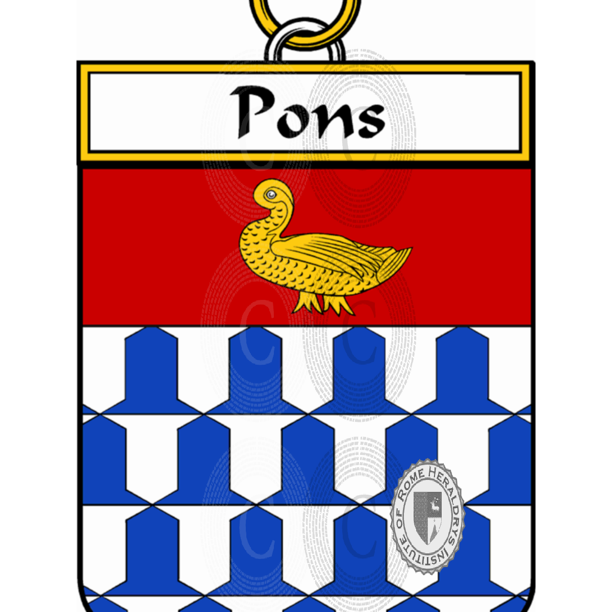 Coat of arms of familyPons