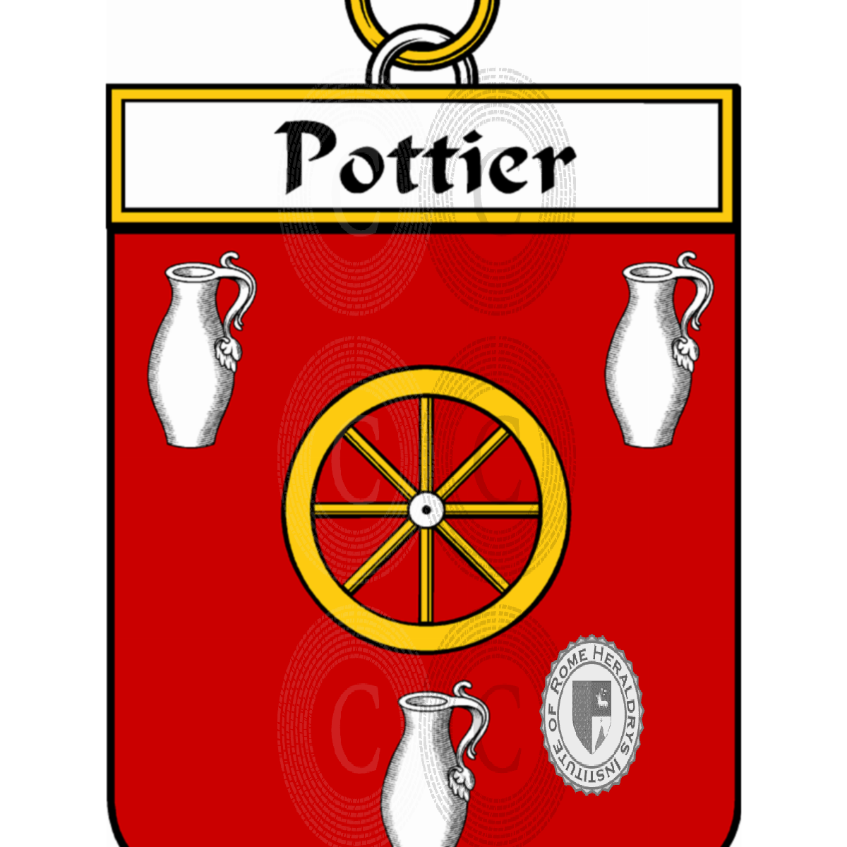 Coat of arms of familyPottier