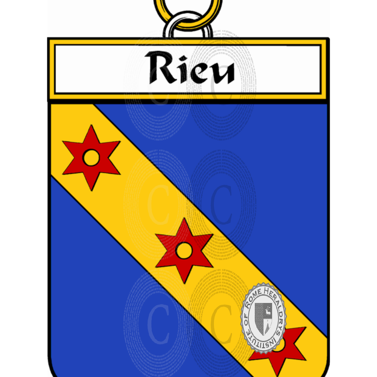 Coat of arms of familyRieu