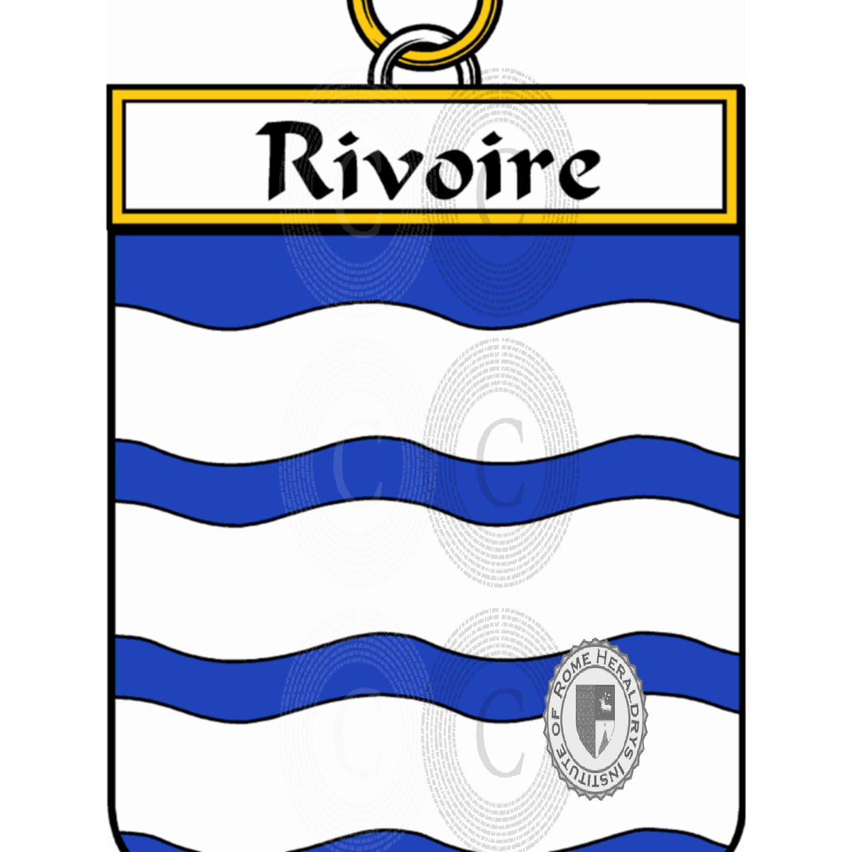 Coat of arms of familyRivoire