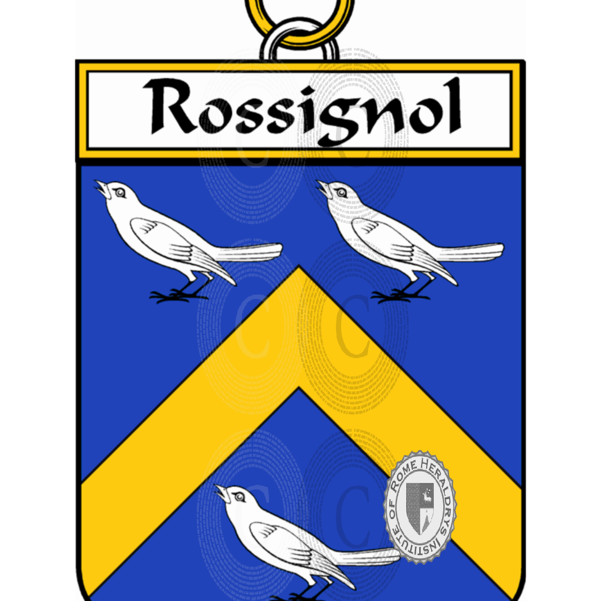 Coat of arms of familyRossignol