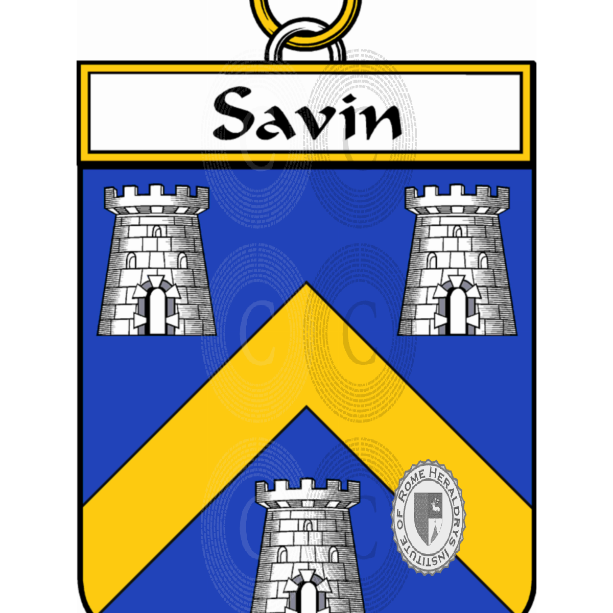 Escudo de la familiaSavin