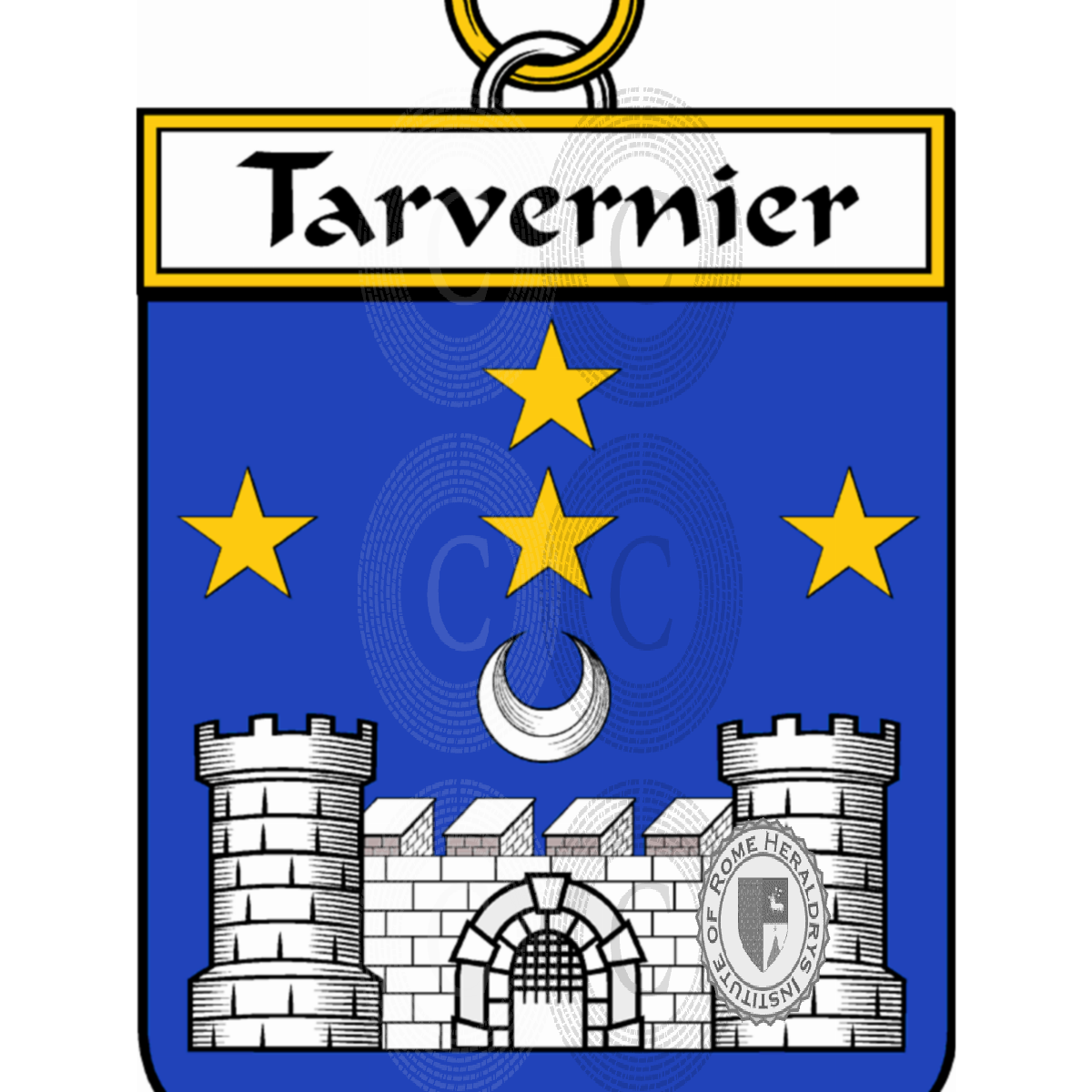 Escudo de la familiaTavernier, Tavernard