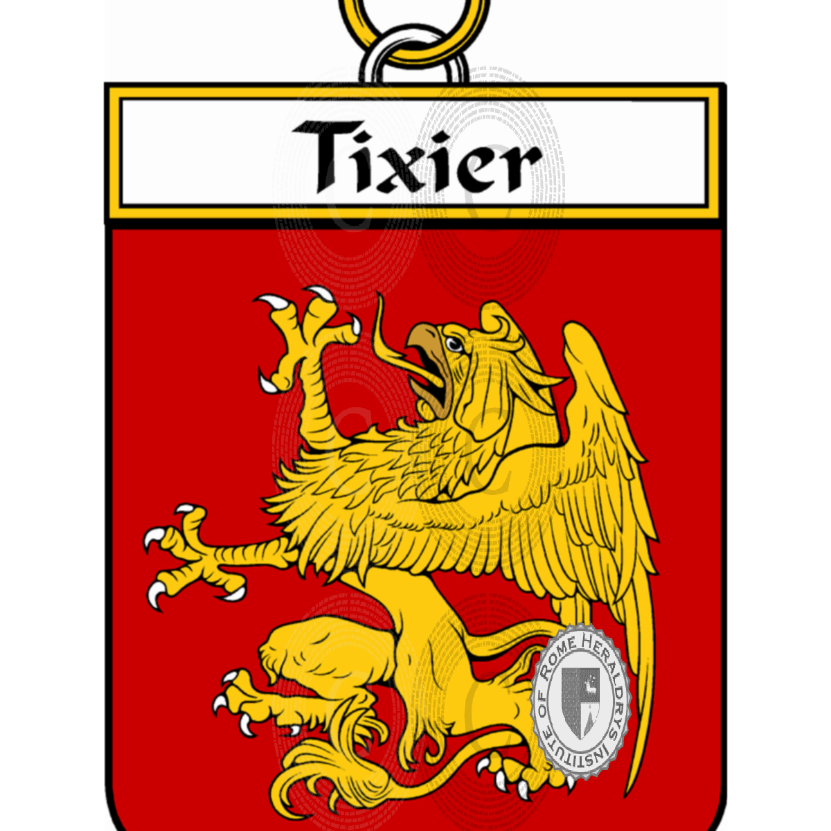 Coat of arms of familyTixier