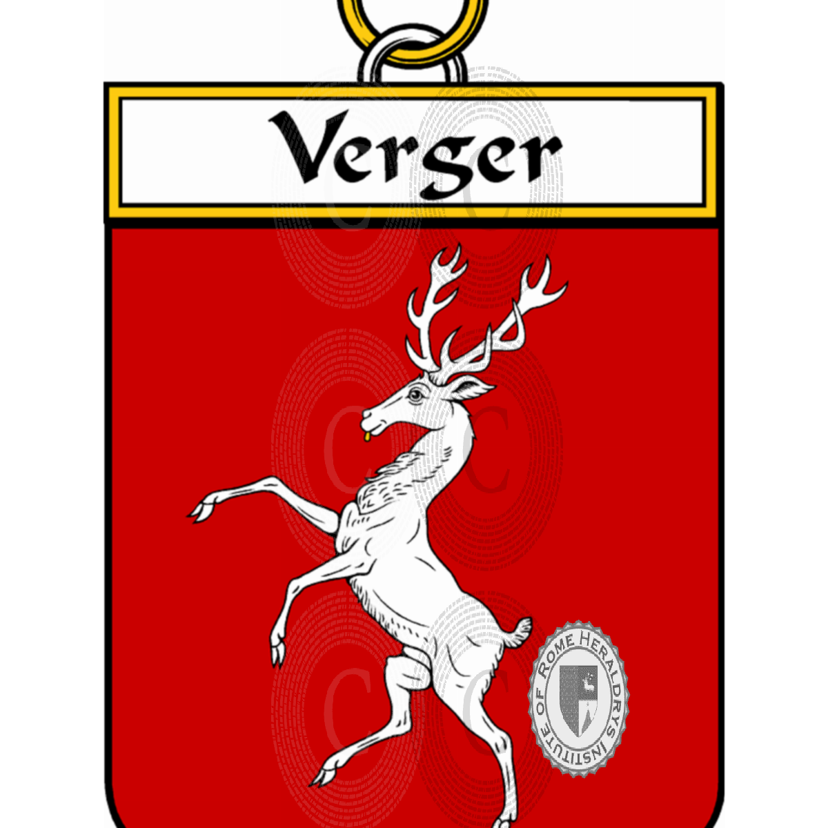 Coat of arms of familyVerger