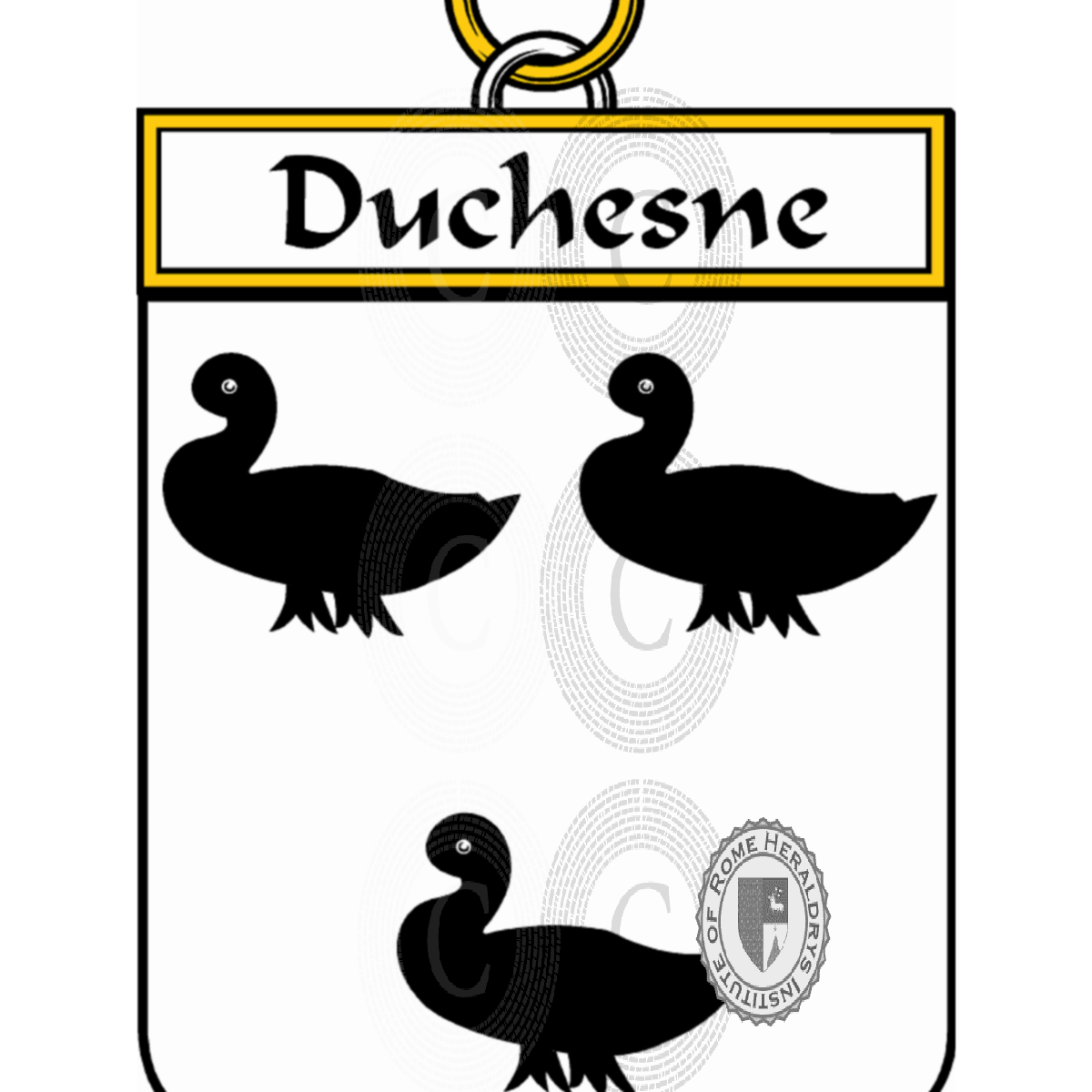 Escudo de la familiaDuchesne
