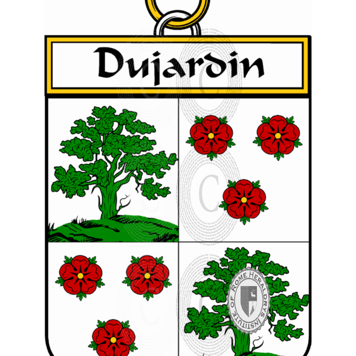 Escudo de la familiaDujardin
