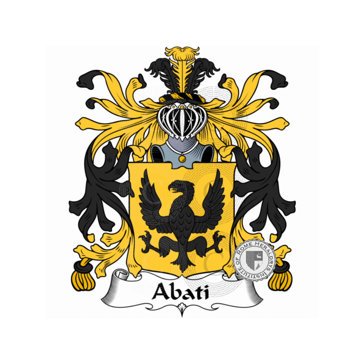 Coat of arms of familyAbati, Abbati,dell'Abate