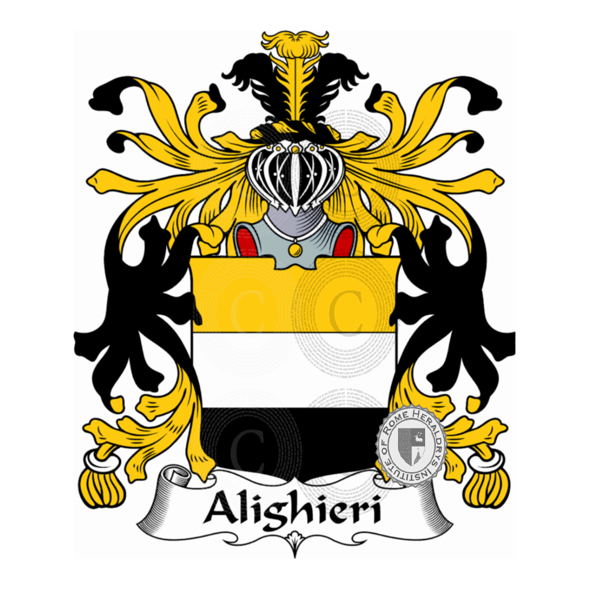Escudo de la familiaAlighieri, Aldigieri