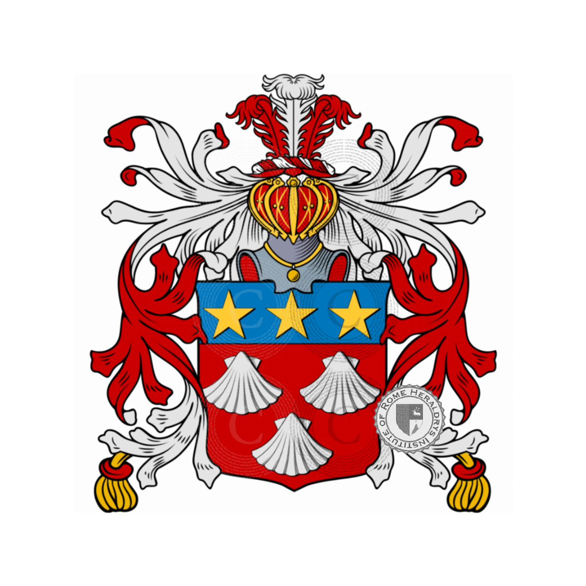 Coat of arms of familyd'Angelo, d'Angelo,dell'Angelo