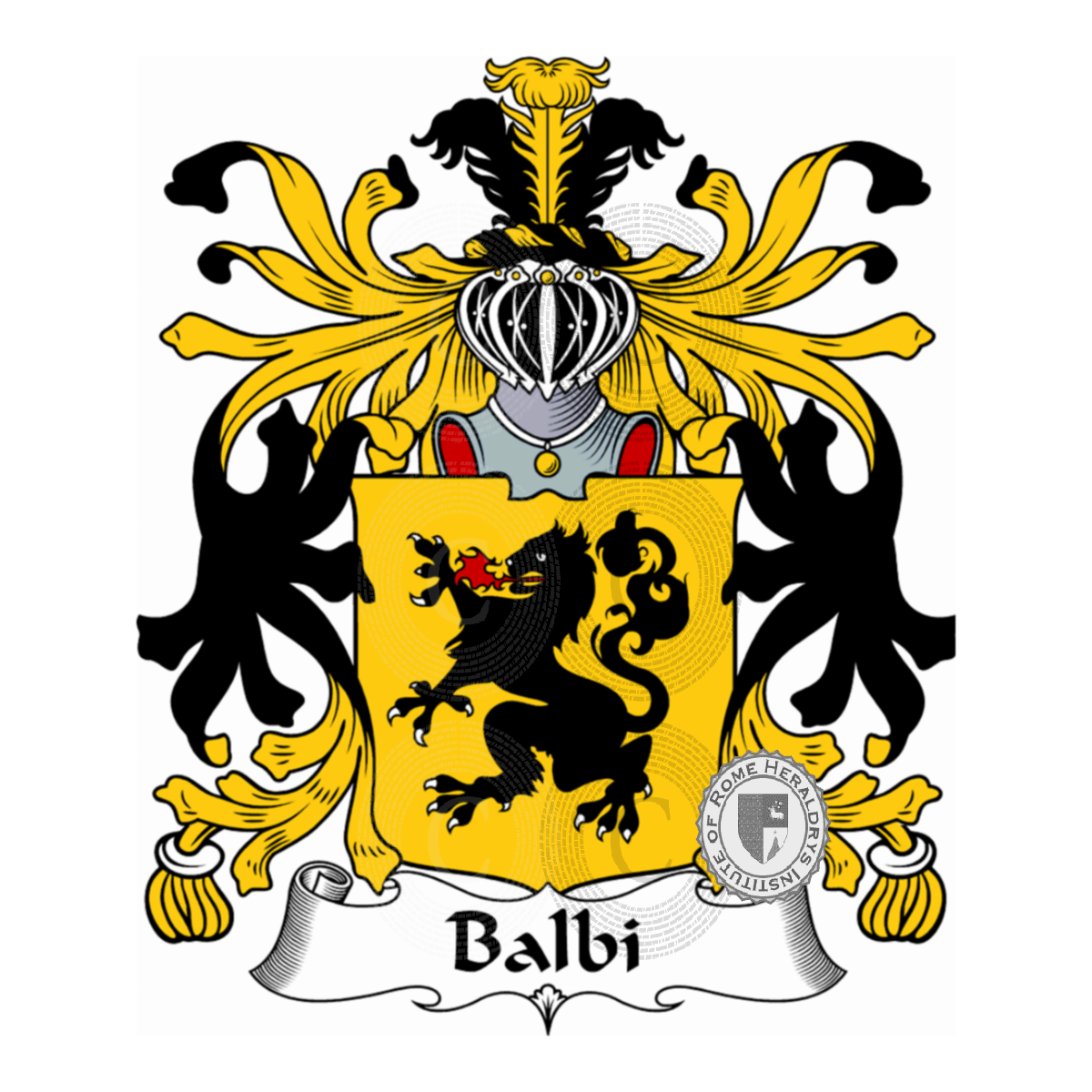Wappen der FamilieBalbi, Balbio Piovera,Balbis