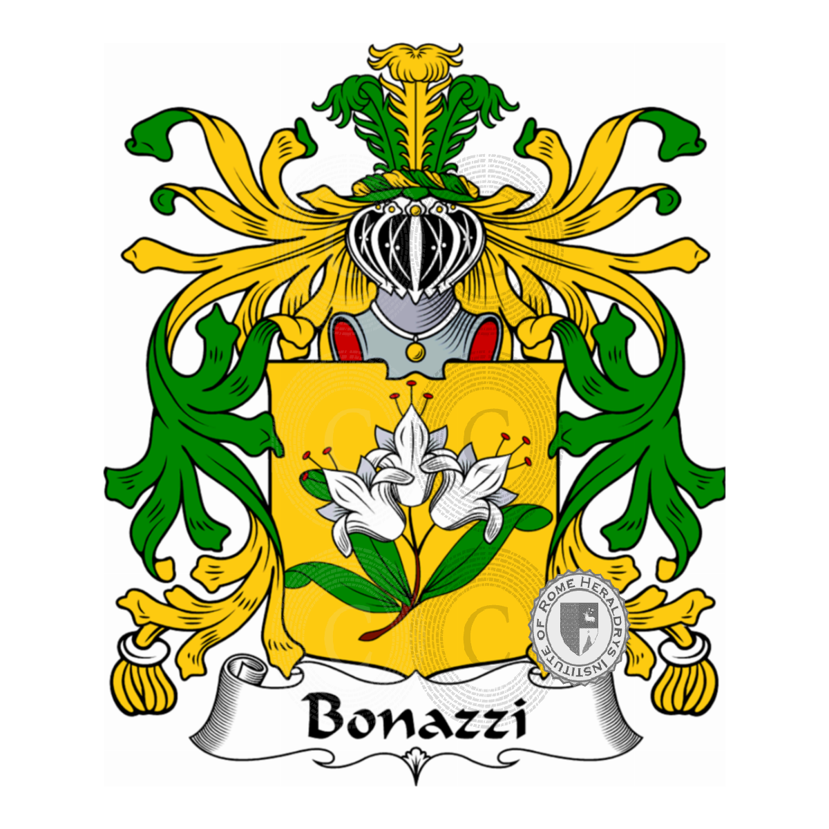 Brasão da famíliaBonazzi, Bonasijs,Bonazza,Bonazzi di San Nicandro