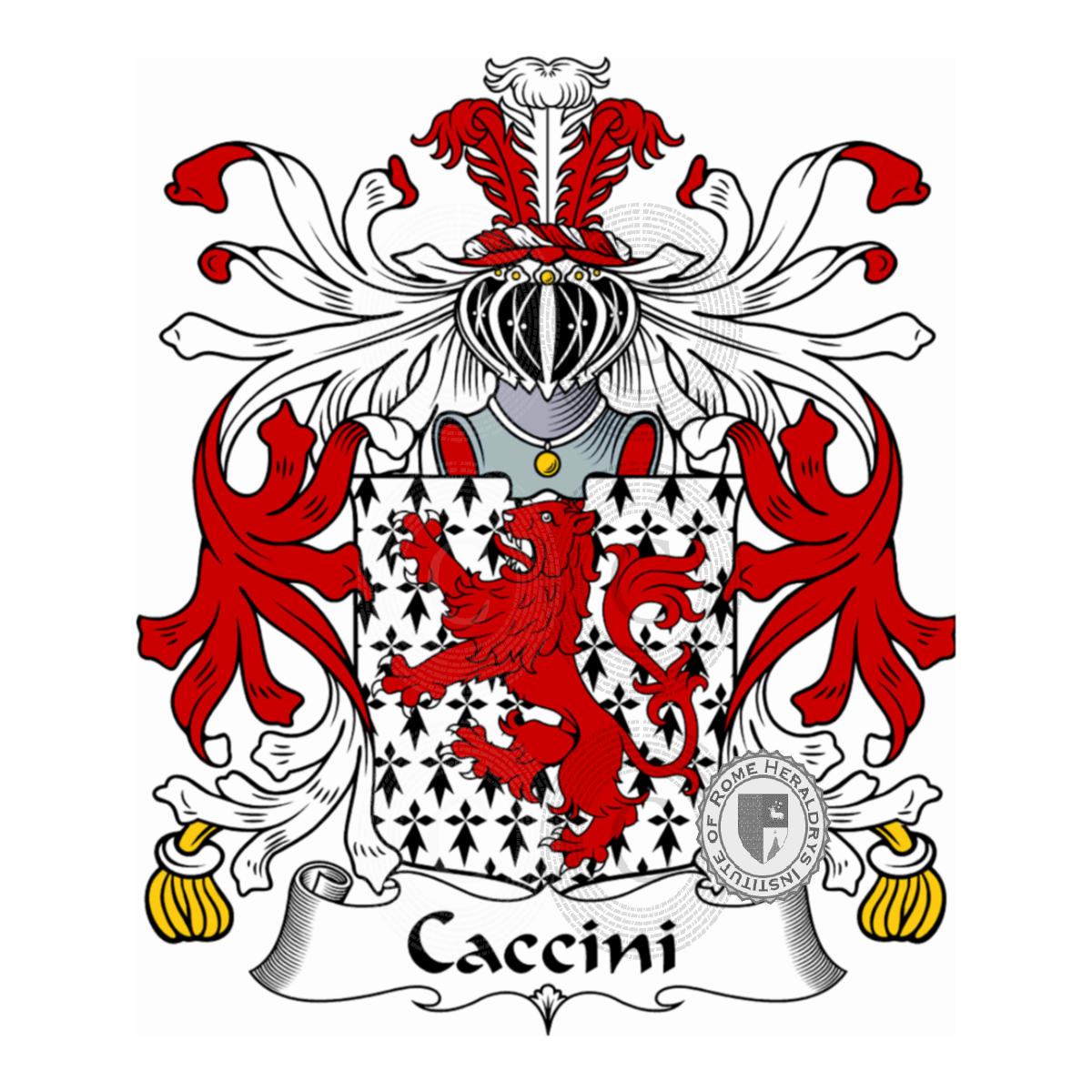Coat of arms of familyCaccini