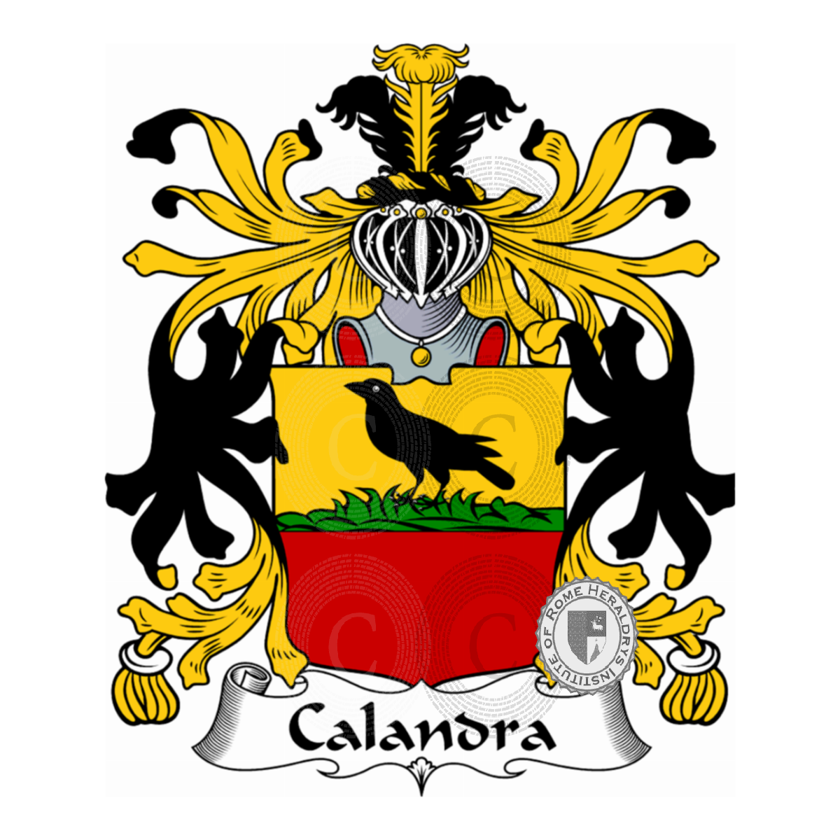 Coat of arms of familyCalandra, Calandri,Callandra
