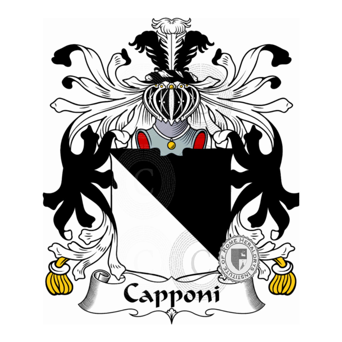 Escudo de la familiaCapponi
