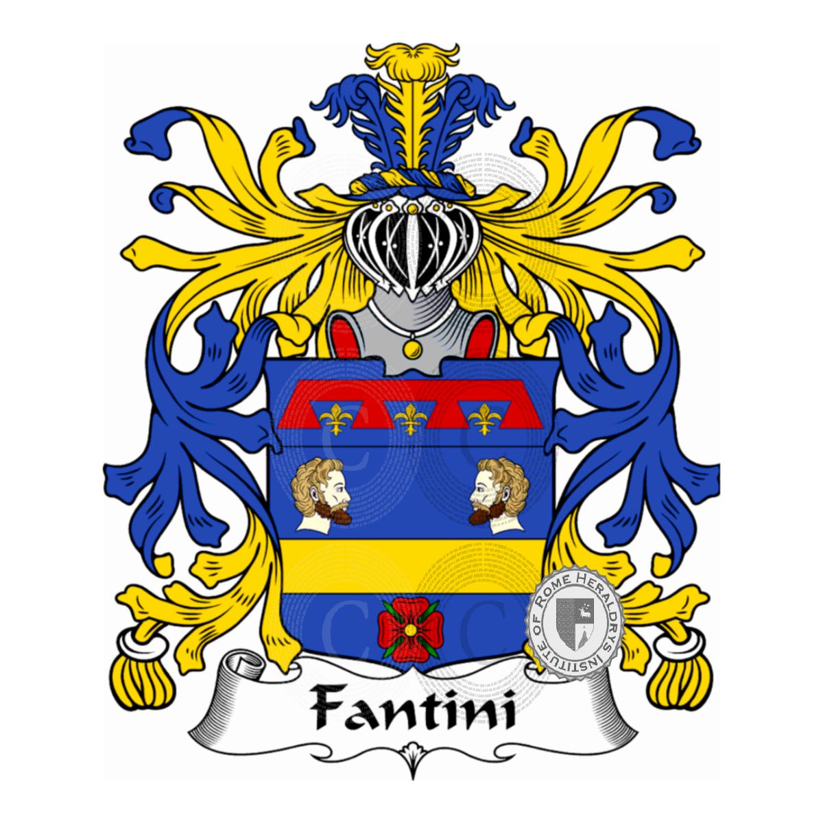 Wappen der FamilieFantini, Fantini da Tredozio,Fantini del Nicchio,Infantini