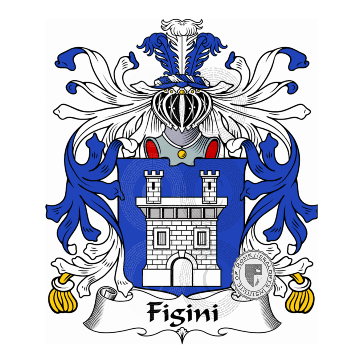 Brasão da famíliaFigini, dei Figini,Pigino