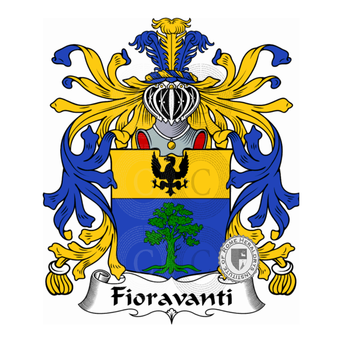 Coat of arms of familyFioravanti, Fieravanti,Fiorante,Fioranti,Fioravante