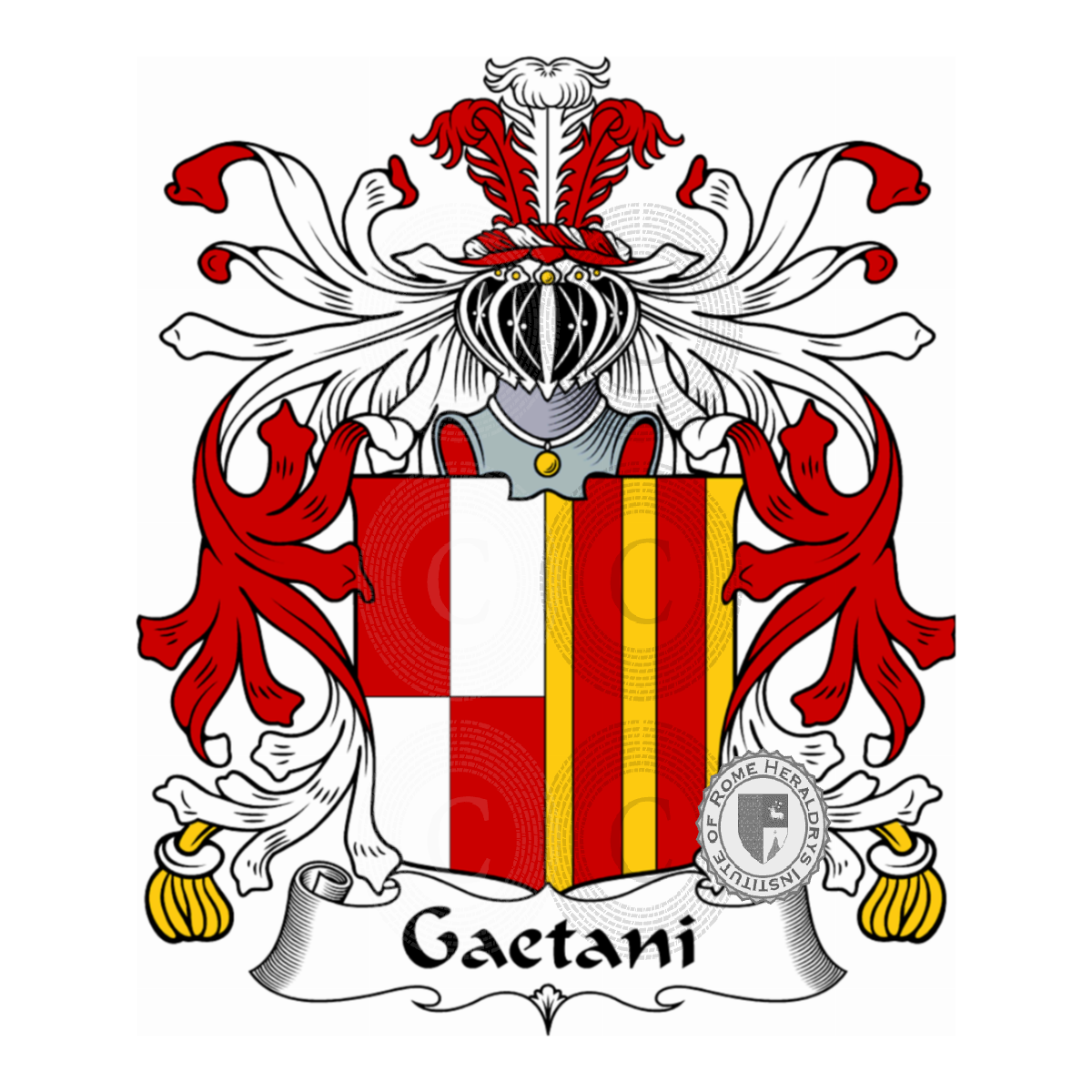Escudo de la familiaGaetani