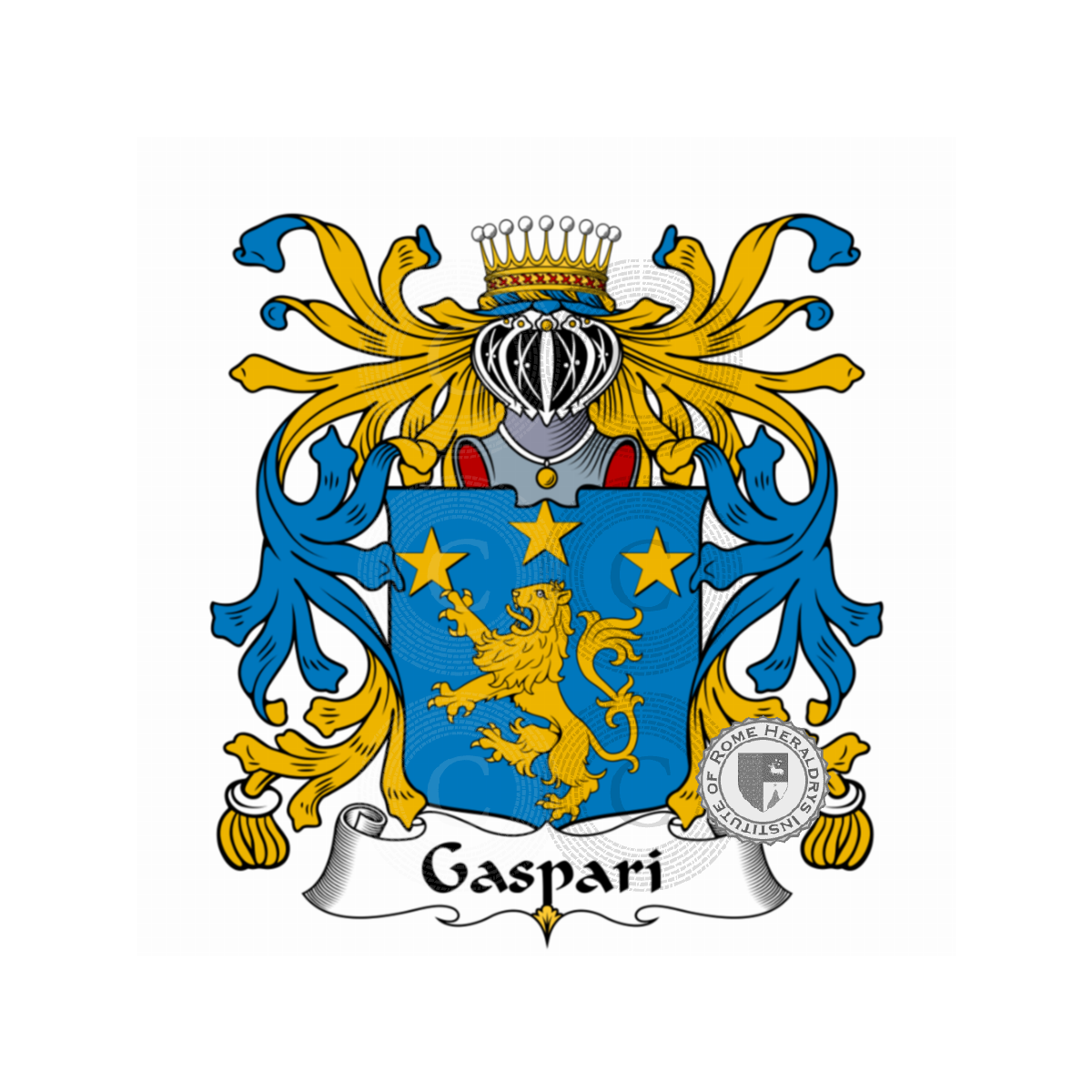 Escudo de la familiaGaspari