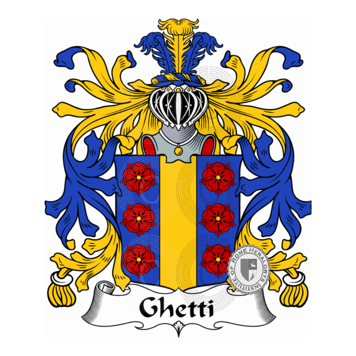 Coat of arms of familyGhetti