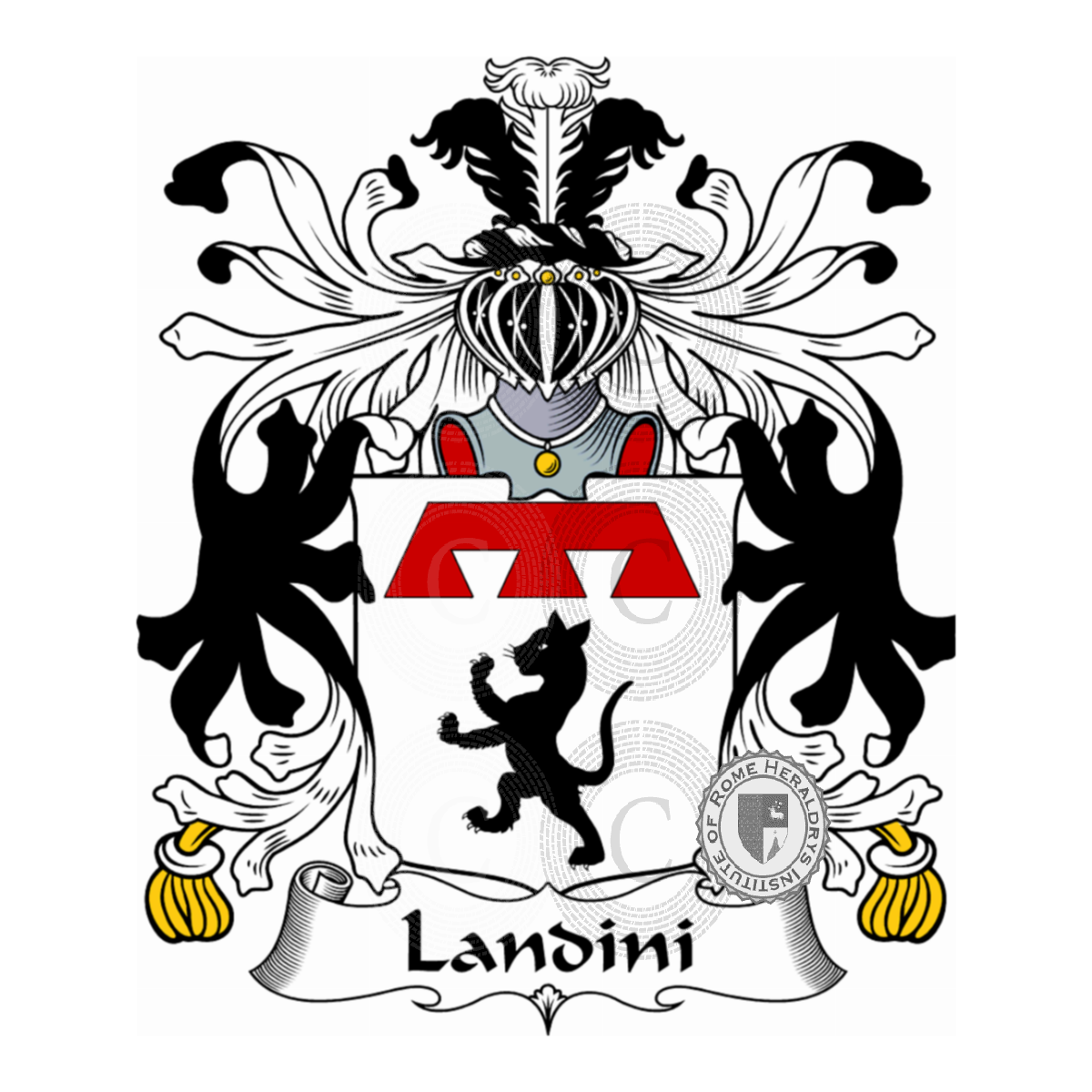 Escudo de la familiaLandini