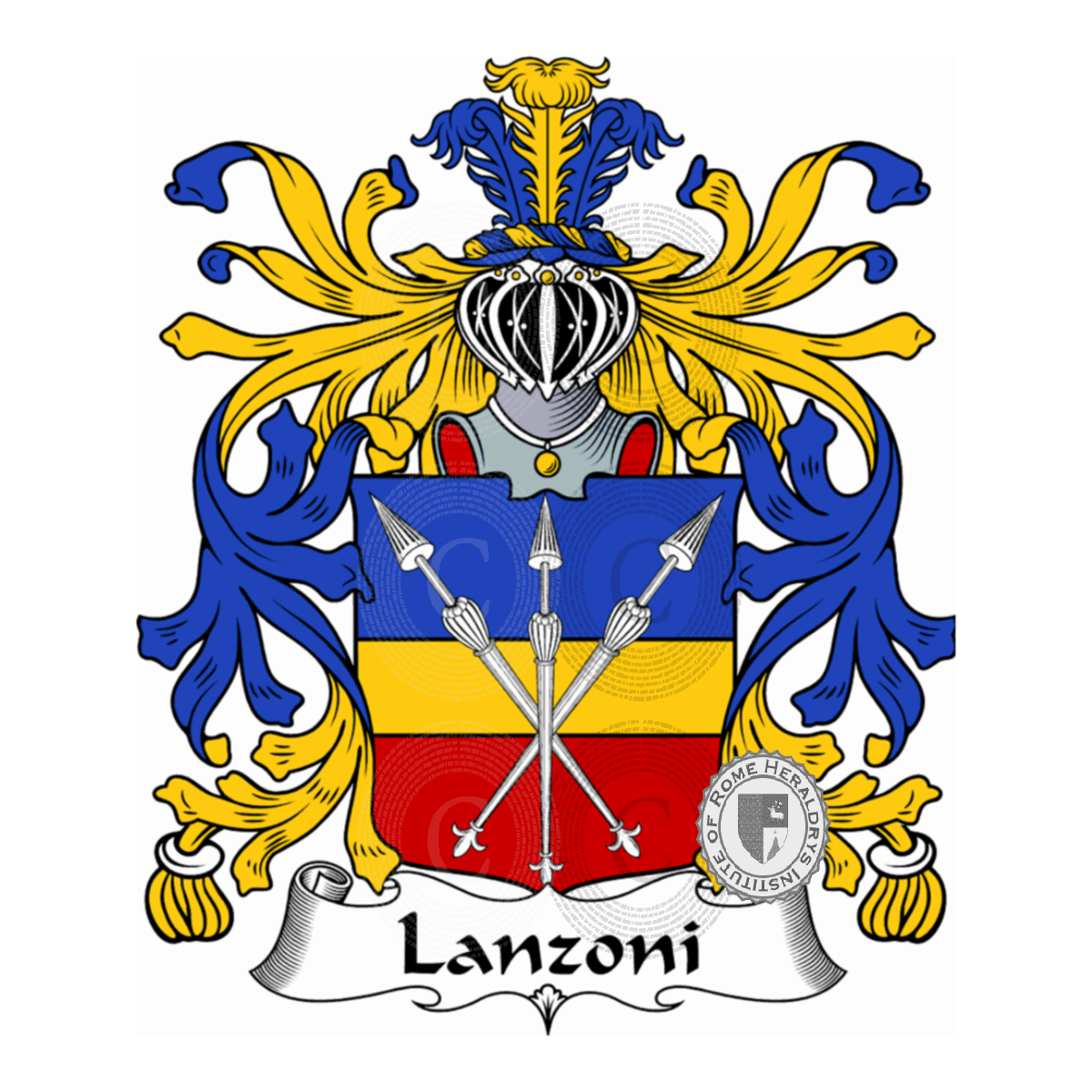 Escudo de la familiaLanzoni