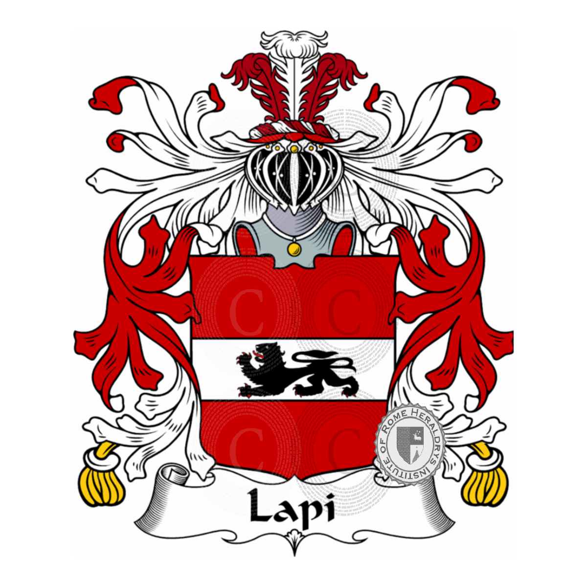 Coat of arms of familyLapi