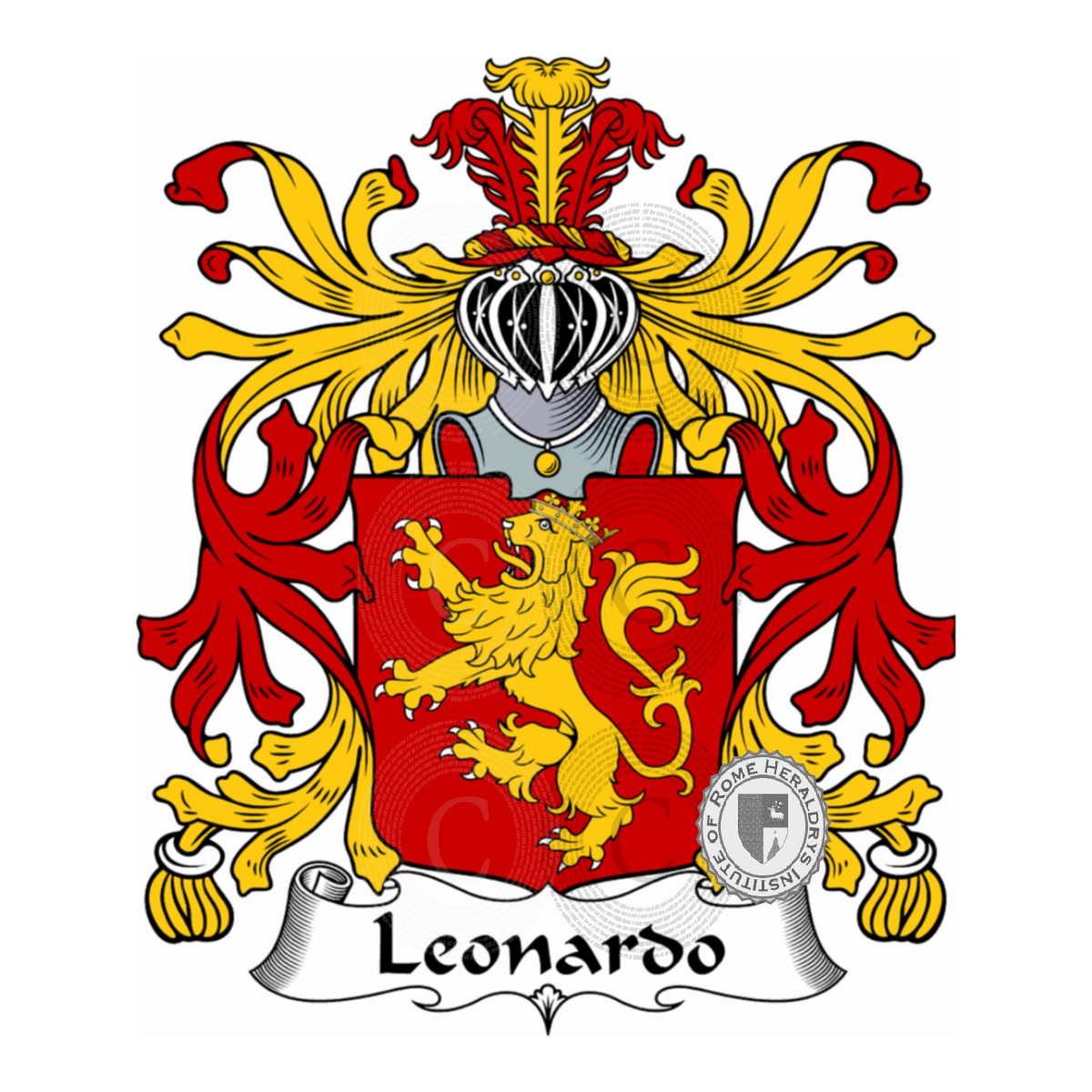 Escudo de la familiaLeonardo
