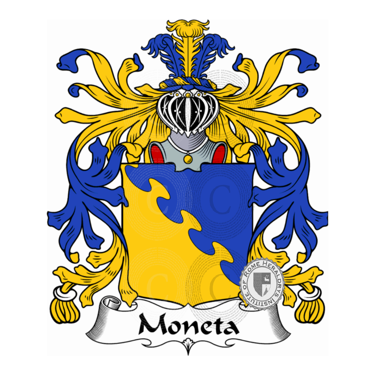 Coat of arms of familyMoneta, dalla Moneta